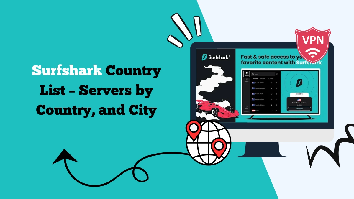 Surfshark Country List