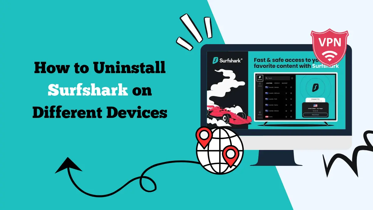 how to uninstall surfshark