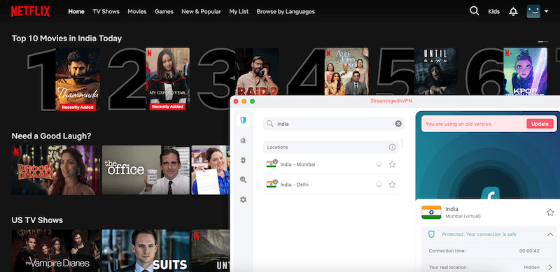 surfshark netflix india