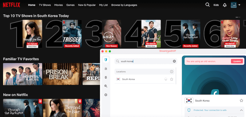 surfshark netflix korea