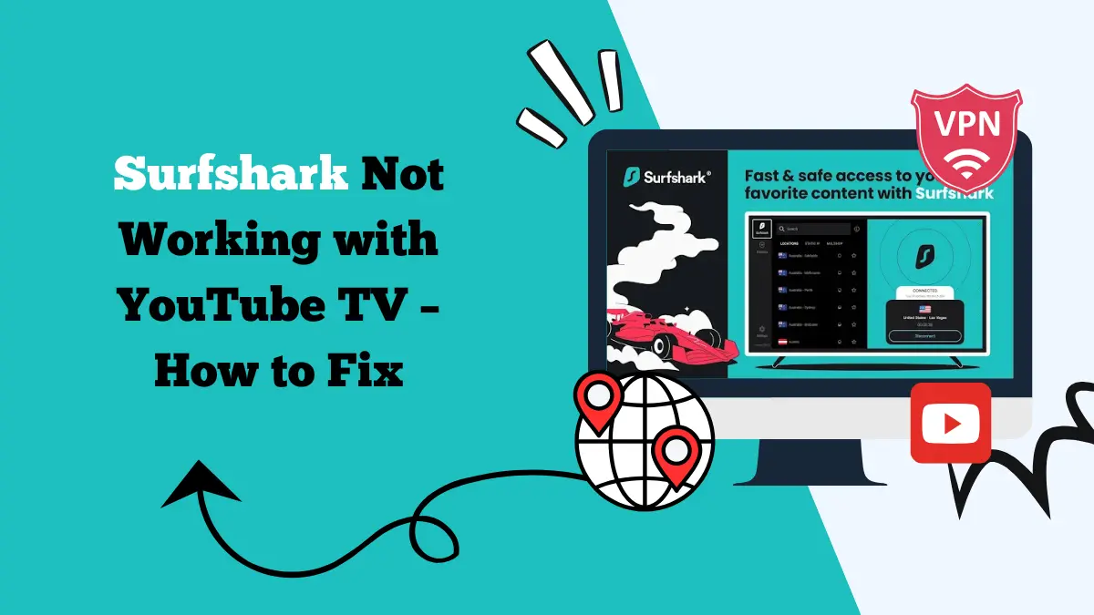 surfshark not working with youtube tv