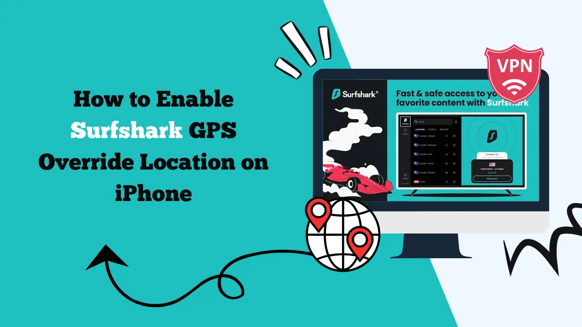 surfshark override gps location iphone