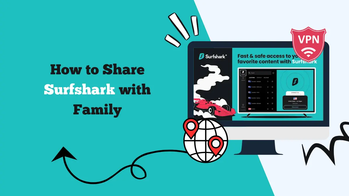 How to Share Surfshark with Family