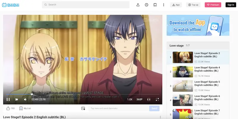 watch love stage free online